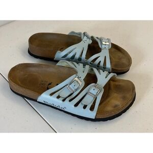 Birkenstock Size 7‎ Light Blue Granada Sandals Outdoor Hiking RARE Color Sz 38 N